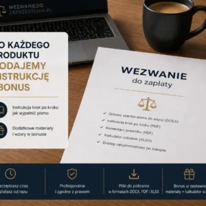 gotowy wzór wezwania do zapłaty