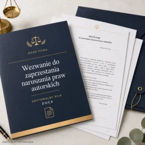 wezwanie do zaprzestania naruszania praw autorskich