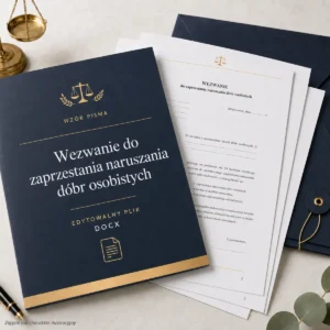 wezwanie do zaprzestania naruszania dóbr osobistych