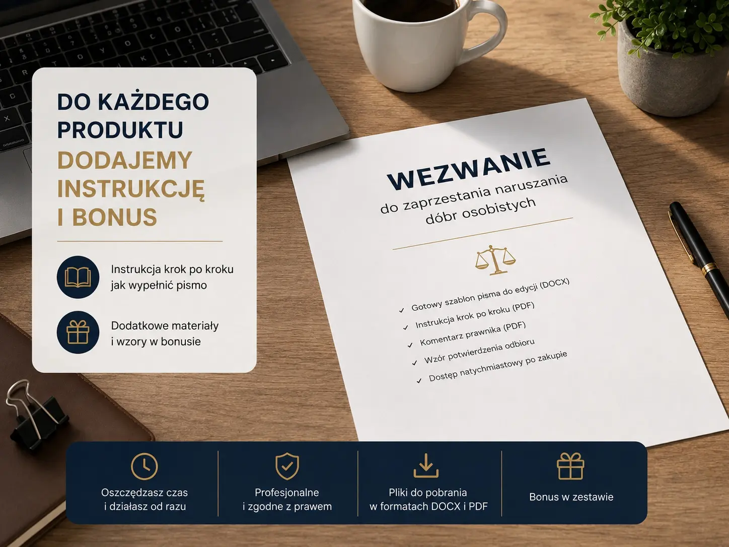 gotowy wzór - wezwanie do zaprzestania dóbr osobistych